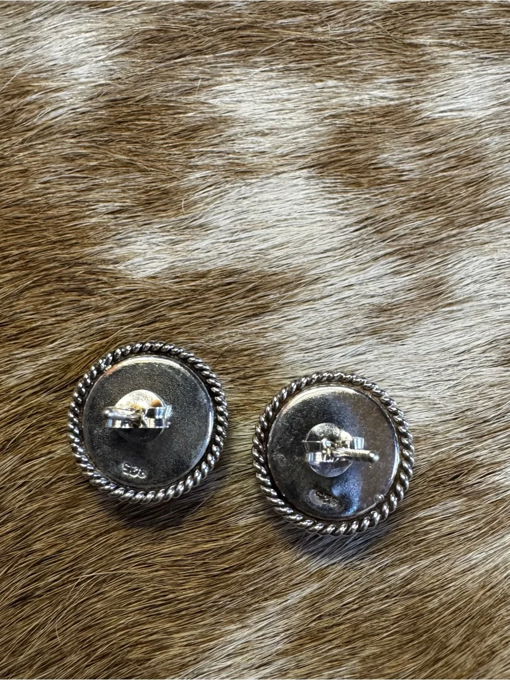 Black Onyx Sterling Studs